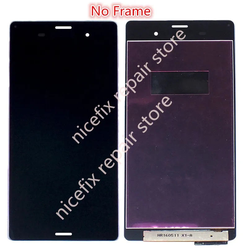 Сенсорный экран 5 2 дюйма с рамкой для SONY Xperia Z3 двойной ЖК-экран D6603 D6633 D6653 L55T |