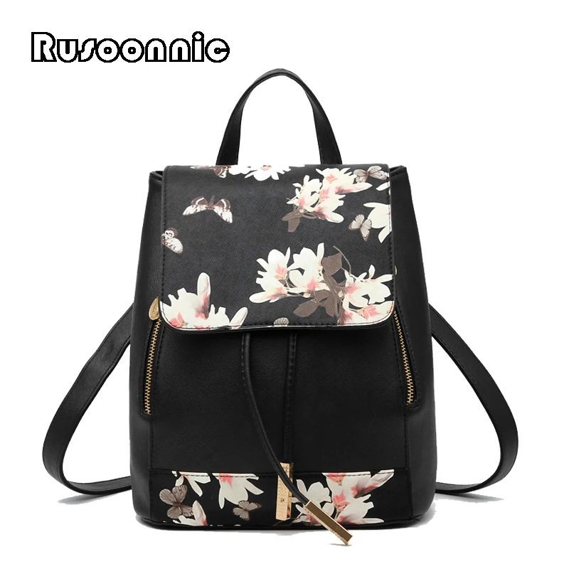 Rusoonnic Mochila Feminina женские рюкзаки из искусственной кожи рюкзак Mochila Feminina рюкзак женские школьные рюкзаки для девочек