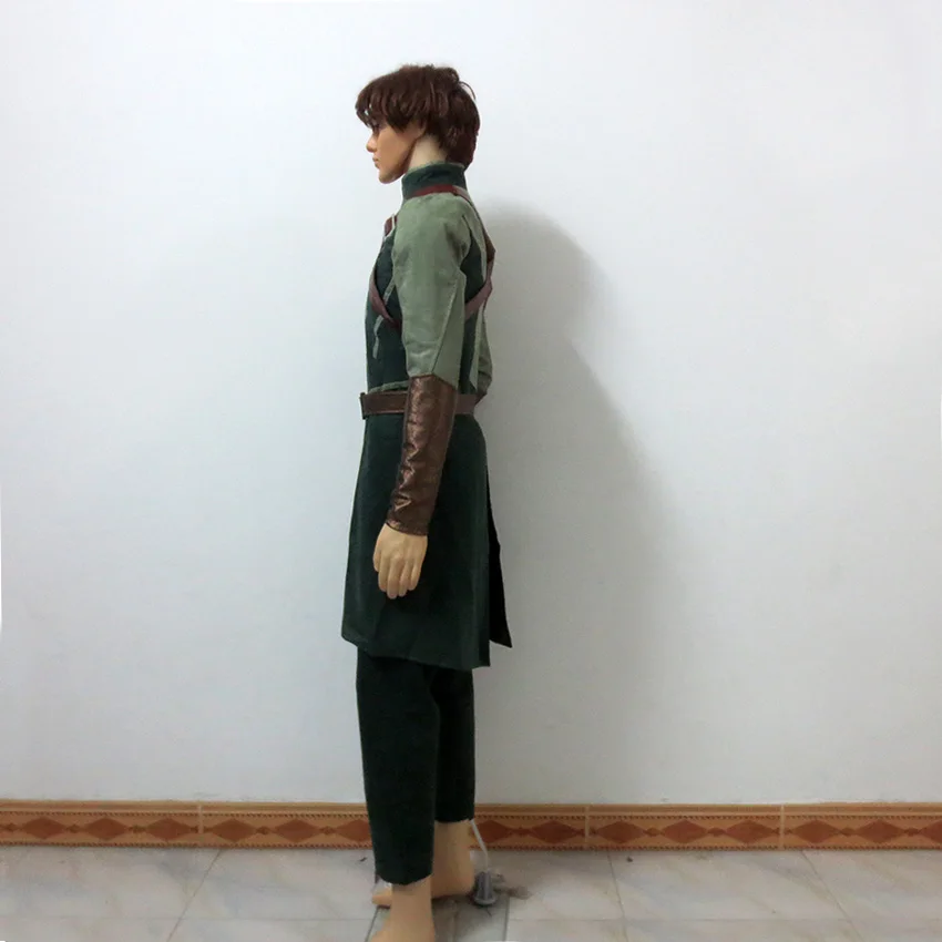 Одежда для костюмированной вечеринки Legolas зеленого цвета на Рождество Хэллоуин