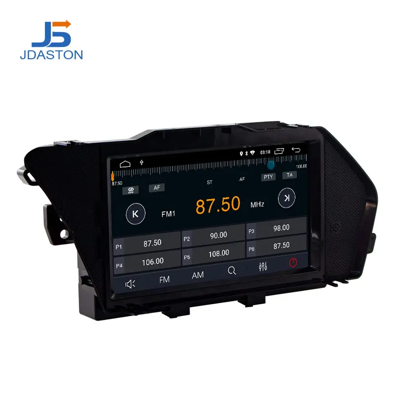 JDASTON Android 10 0 автомобильный DVD плеер для Mercedes Benz GLK 2008 2009 2010 GPS навигация 1 Din