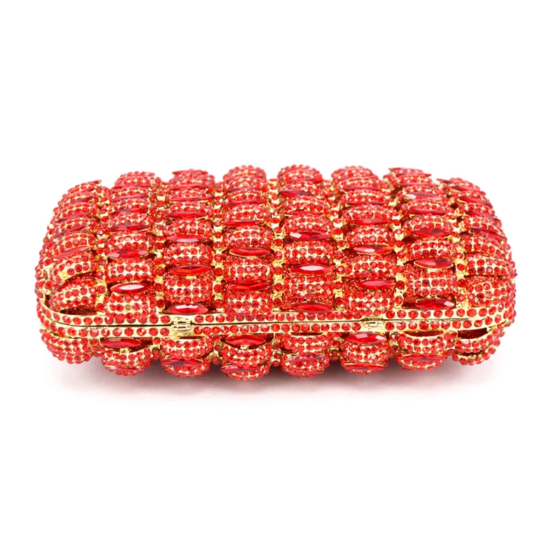 Новый дизайнер красные коктейльные сумки клатчи для вечеринок во французском