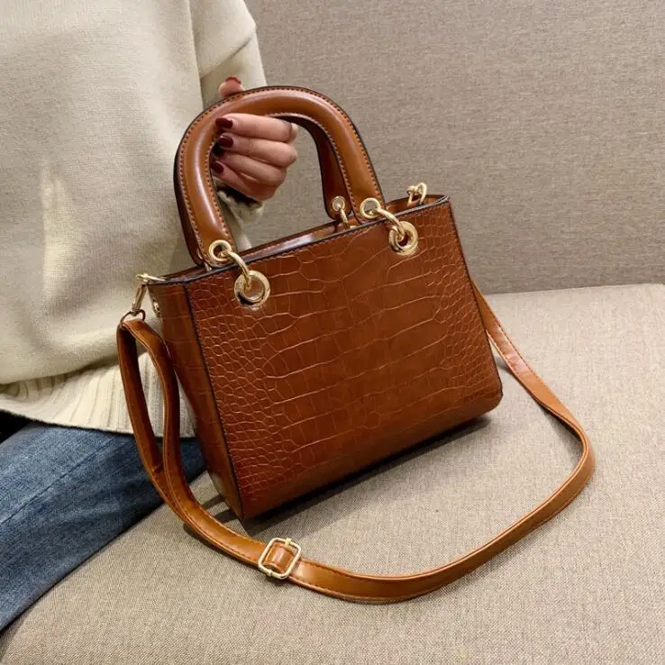 Bolsa Mujer сумки 2019 роскошные женские из имитации крокодиловой кожи PU кожаная сумка