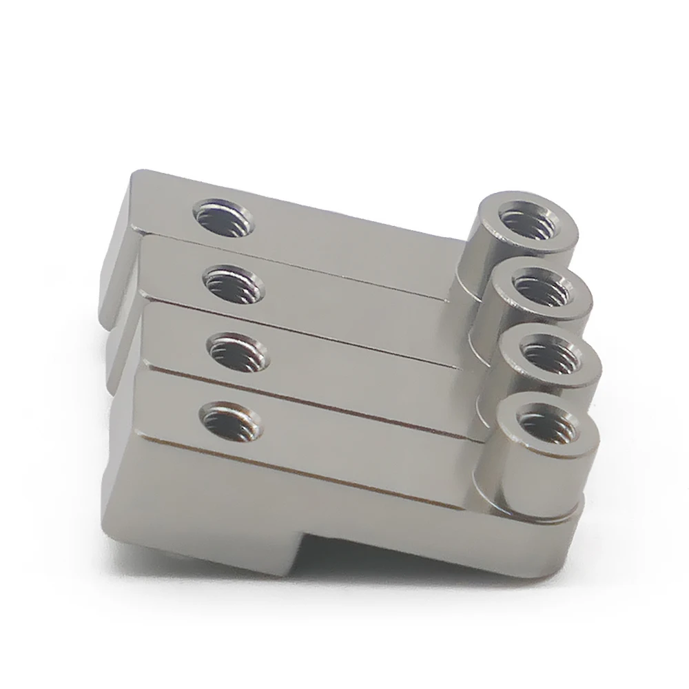 4 шт./компл. анодированная пластина из серебристого сплава для подвески