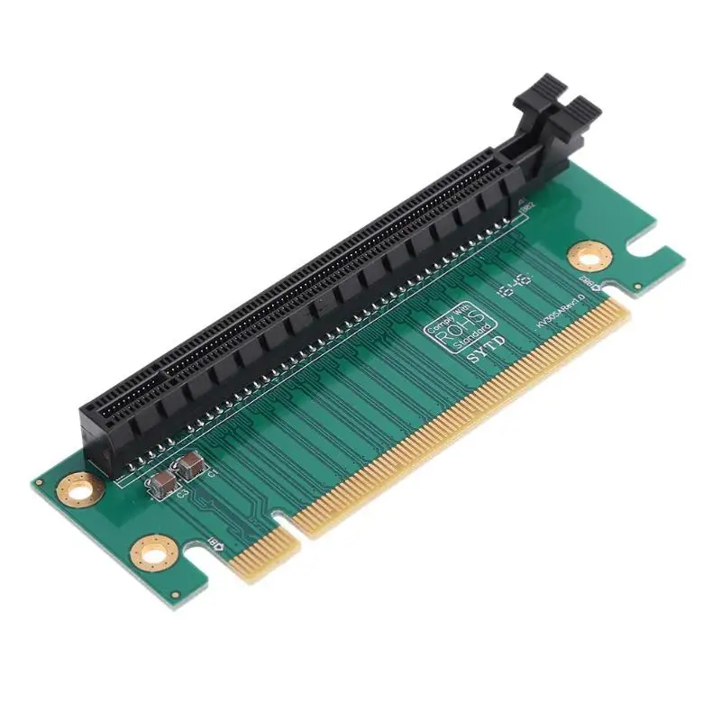 Горячая по всему миру PCI E Express 16X 90 градусов адаптер Riser Card для 2U КОМПЬЮТЕРНЫЙ