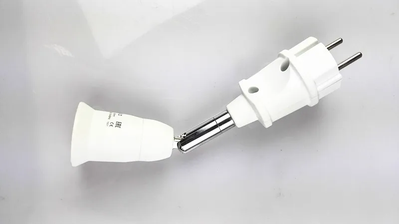 ЕС PP для E27 белый 4A 90 240 V преобразования Универсальный держатель Лампа Socket