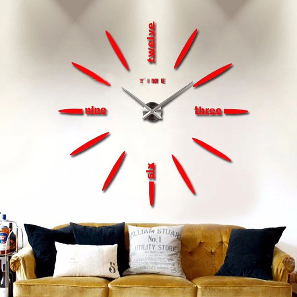 OUYUN EVA Акриловые Настенные Horologe большой художественный таймер игла