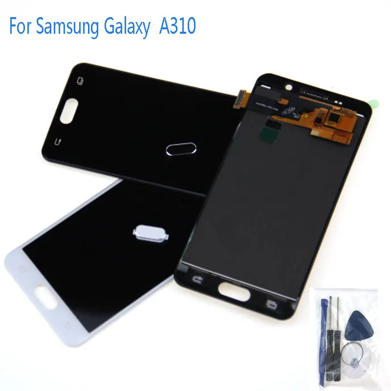 Подходит для Samsung Galaxy A3 2016 Регулируемый ЖК дисплей с яркостью A310 A310F A310M A310H