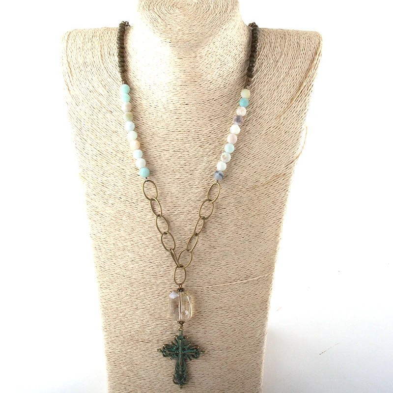 MOODPC модные богемные ювелирные изделия из натурального камня и стекла