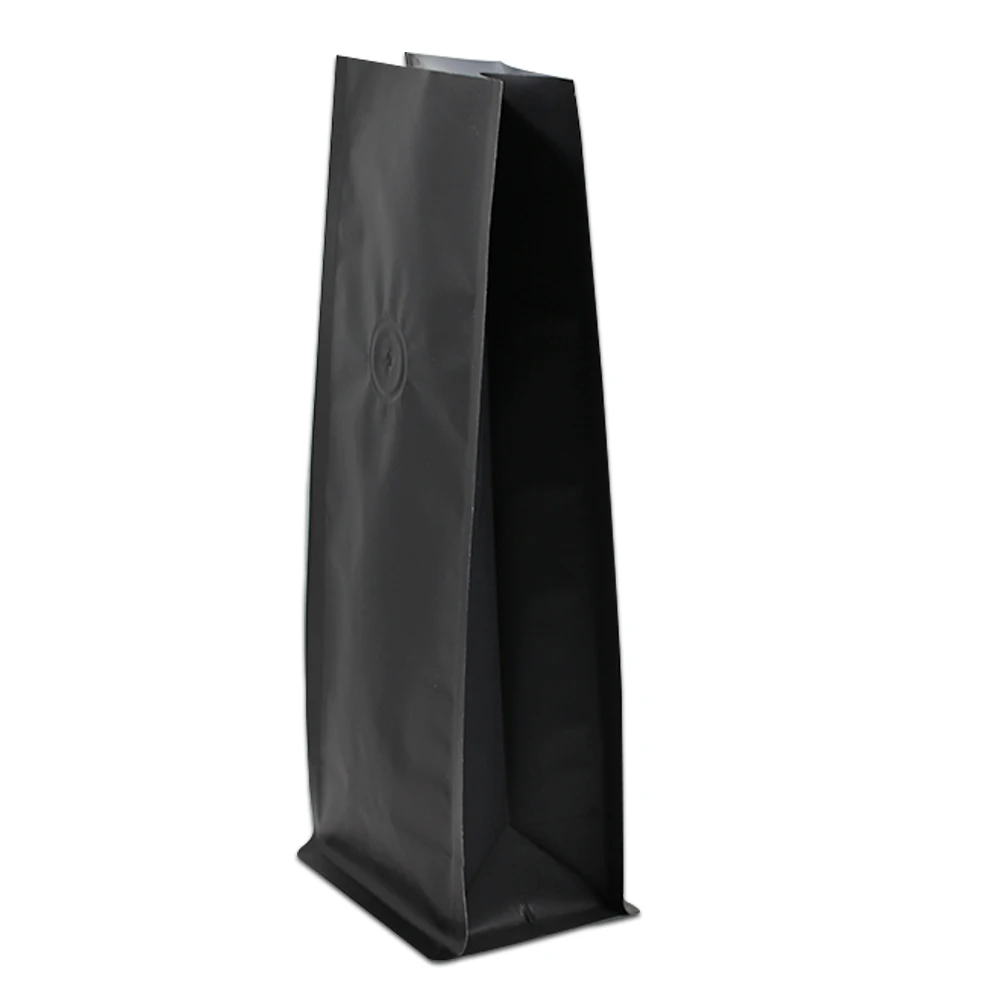 20 шт./лот стоячий матовый черный/белый Майларовый открытый верхний боковой