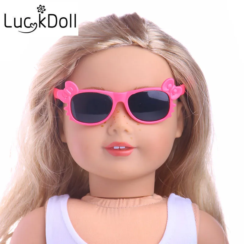 Солнцезащитные очки LUCKDOLL подходят для 18-дюймовых американских кукол 43 см