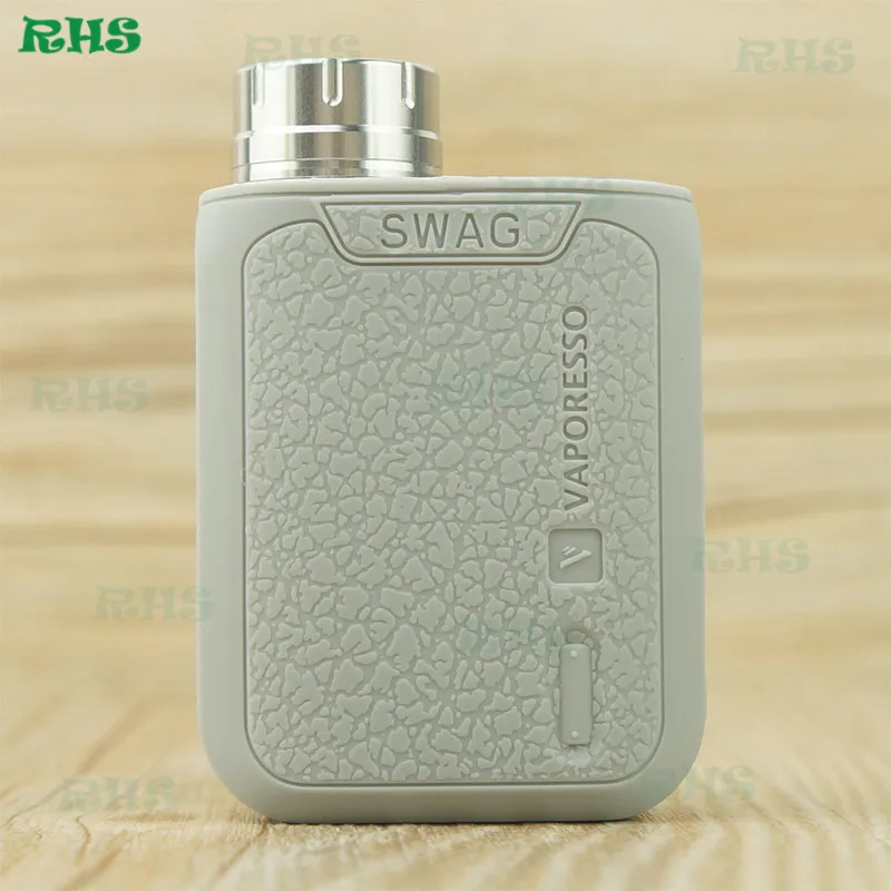 gray Высококачественный защитный силиконовый чехол для SWAG 80W коробка мод красочный силиконовый чехол - Цвет: gray