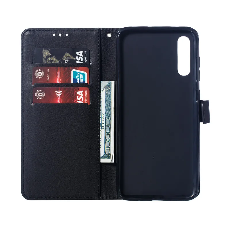 For Samsung Galaxy A70 Case 6.7&quot Flip Wallet PU Leather Cover Phone A705F A705 SM-A705F GalaxyA70 A 70 | Мобильные телефоны и