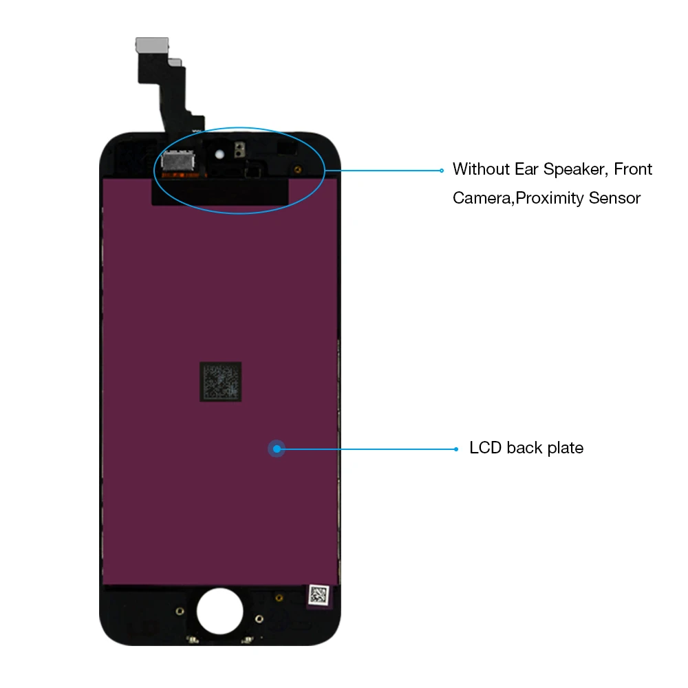 Для iPhone 5s ЖК дисплей сенсорный экран дигитайзер для сборки A1453 A1457 A1518 A1528 A1530 A1533