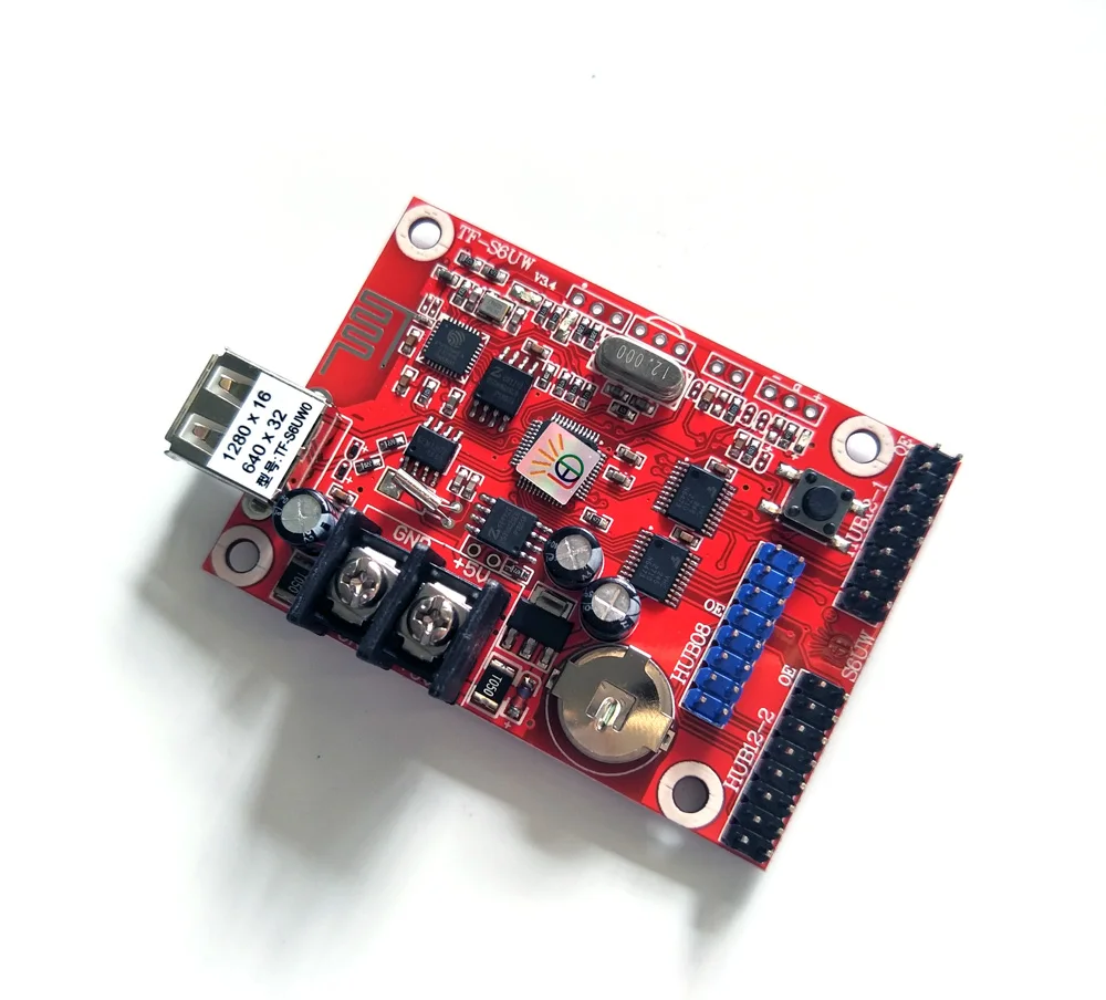 TF-S6W wifi светодиодный контроллер p10 *** модуль одноцветные и двухцветные
