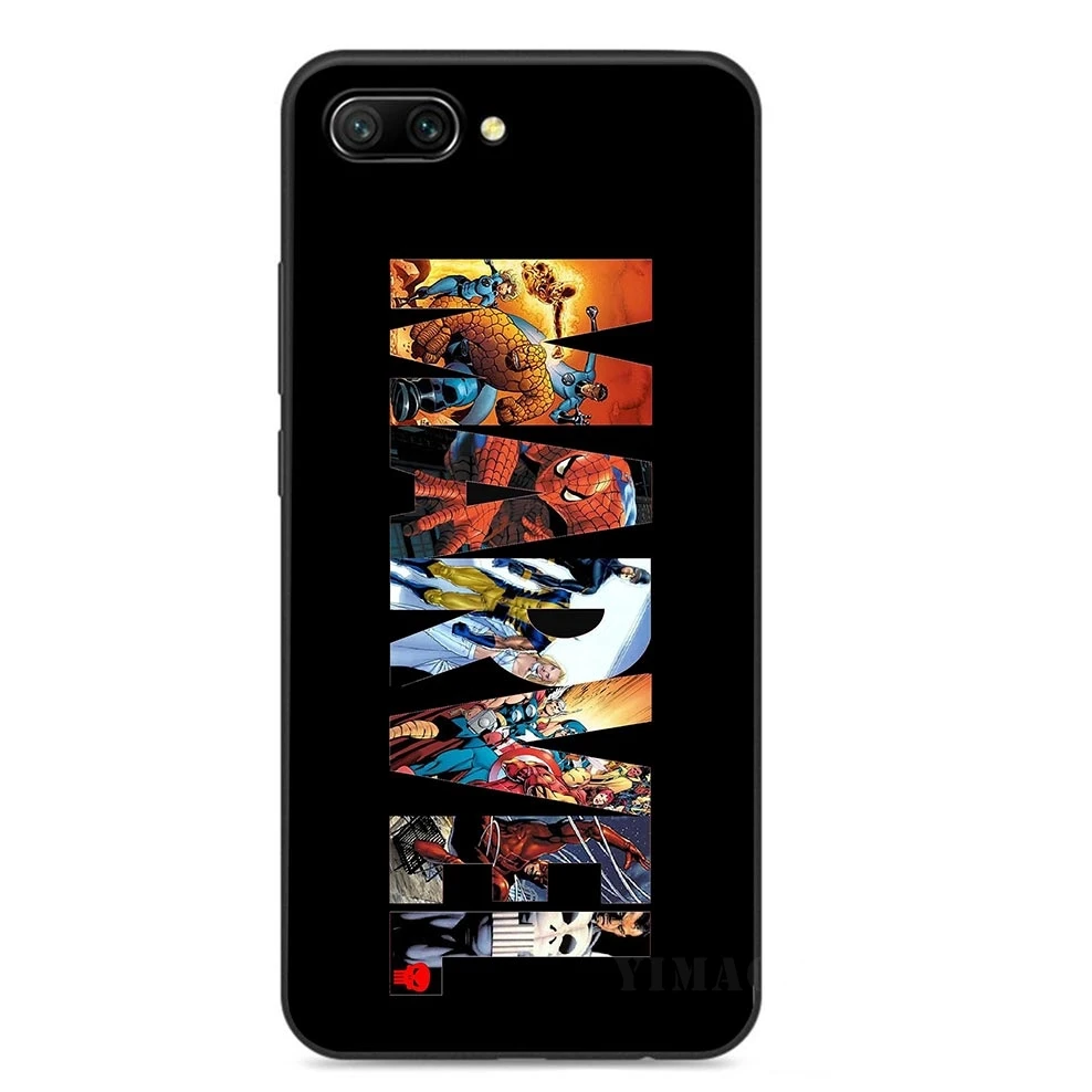Yimaoc Марвел Супергерои Мягкий силиконовый чехол для huawei Honor Коврики 10 P20 P10 P9 P8 P Smart Y6 6A 7A 7X 7C Lite рro - Цвет: 9