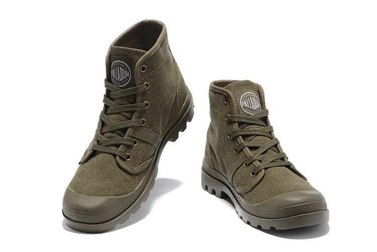 PALLADIUM Pampa Hi/52352 кроссовки армейского зеленого цвета удобные высококачественные