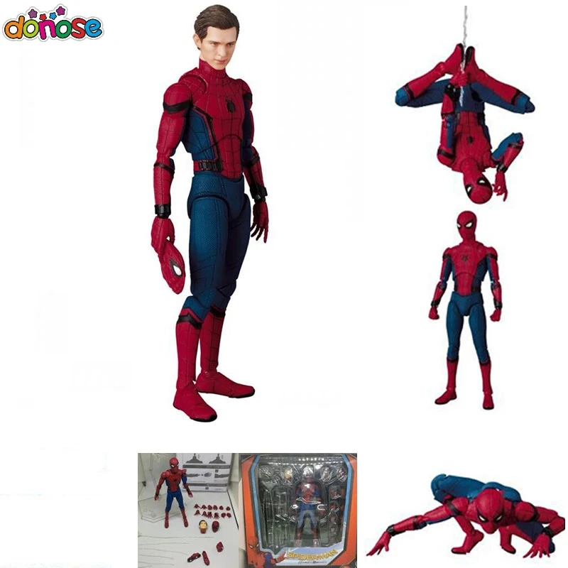 Новое поступление Лига Справедливости Mafex Бэтмен Maf 056 Flash 058 чудо-женщина 048 Супермен 057 Человек-паук 047 фигурка игрушка кукла