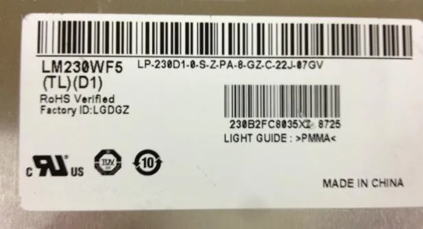 

New 23 inches LM230WF5-TLD1 1920 x1080 LM230WF5 TLD1 LM230WF5TLD1/TLD2