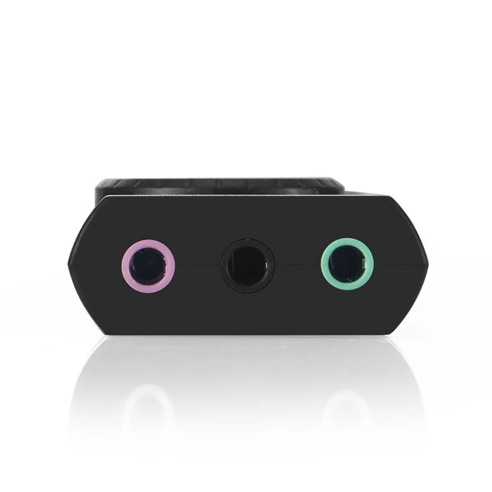 S1 Splitter микрофона звуковой адаптер Внешний USB гарнитура стерео конвертер рабочего