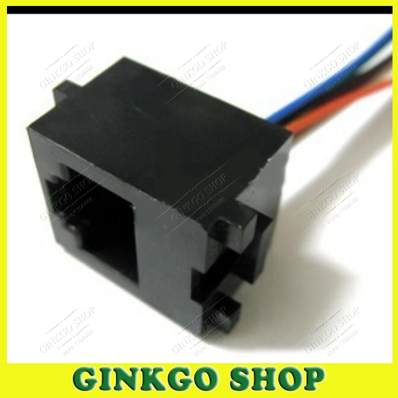 20 шт./лот 8 контактов RJ45 PCB Тип монтажа RJ11 8P8C модульные телефонные адаптеры разъемы Jack с кабелем 641D-8P8C длина 150 мм
