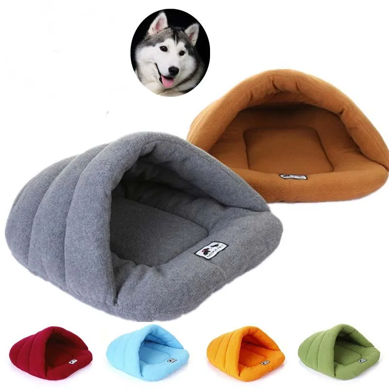 

Warm fleece pet sleeping bag pet nest kennel cat litter rabbit nest big middle pet nest