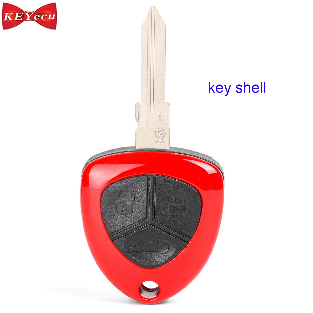 KEYECU для Ferrari F430 2005 2006 2007 2008 2009 дистанционный Автомобильный ключ оболочка чехол