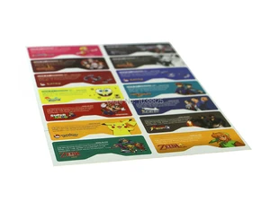 Набор наклеек на тему игры, 14 шт. = 1 набор, сменные наклейки на черные этикетки Gameboy Advance SP для консоли GBA SP