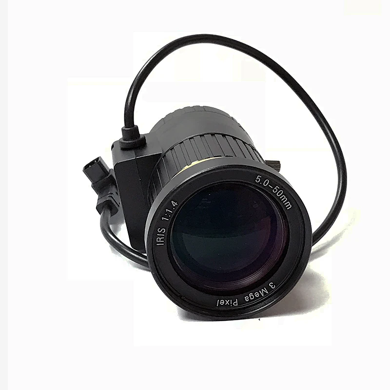 5 50 мм ручной варифокальный зум Авто IRIS HD мегапикселей 3MP F1.4 IPC CCTV 1/2.7 &quotкрепление CS