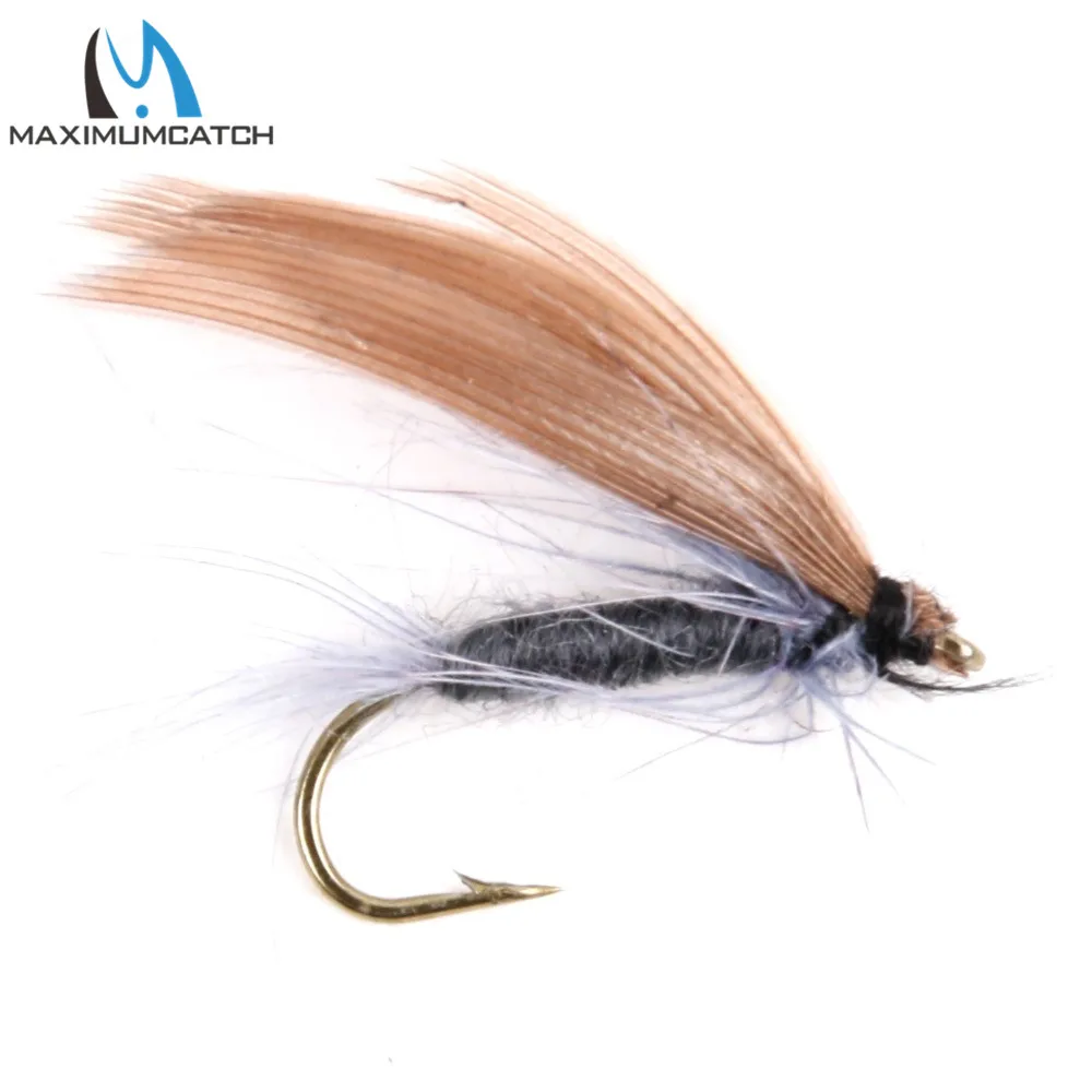 Maximumcatch нимфа и влажных летать мух 12 # Крюк Ассортимент для Fly Рыбалка 8 Вышивка