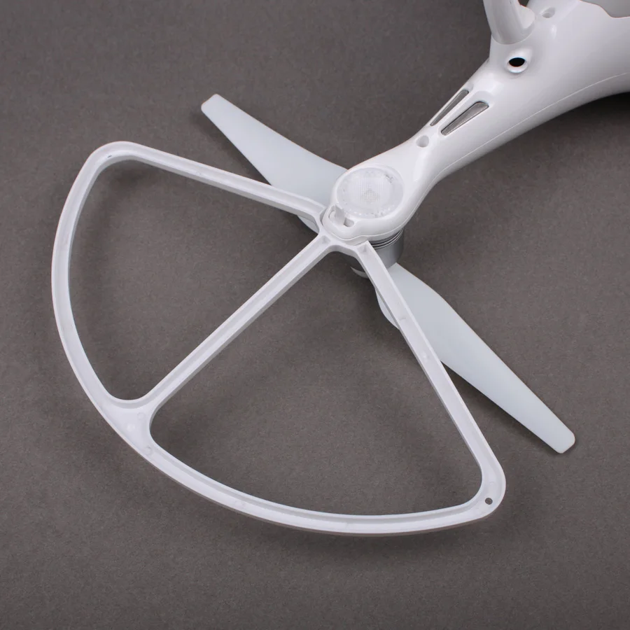 4 шт. DJI Phantom Professional Pro + Quadcopter Prop Guard-Quick Release Propeller Protector White Snap On/off от FSLabs | Электроника