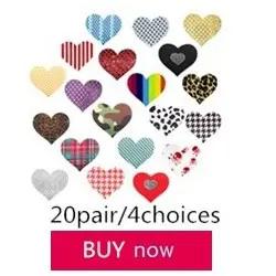 Ypser 15 Pairs Смешанные Одноразовые Клей Пирожки-Сексуальная Соска Обложка Нескольких Цветов