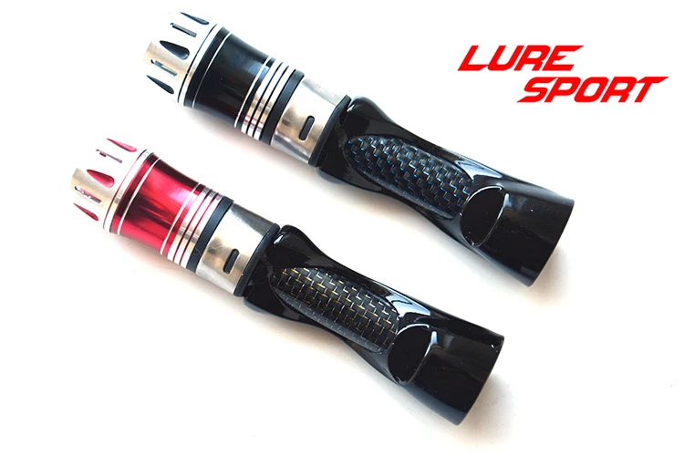 LureSport 2 комплекта XCG катушка сиденье алюминиевый красный колпачок алюминиевая гайка карбоновая трубка катушка седло, штырь строительный компонент ремонт DIY аксессуар