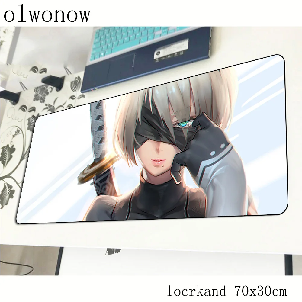 Nier automata коврик для мыши геймер подарок на Хэллоуин 700x300x2 мм notbook игровой большой