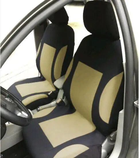 beige 4pcs Универсальная Горячая Распродажа, Стильный чехол для автомобиля, аксессуары для салона автомобиля,, чехол для автомобильного сиденья - Название цвета: beige 4pcs
