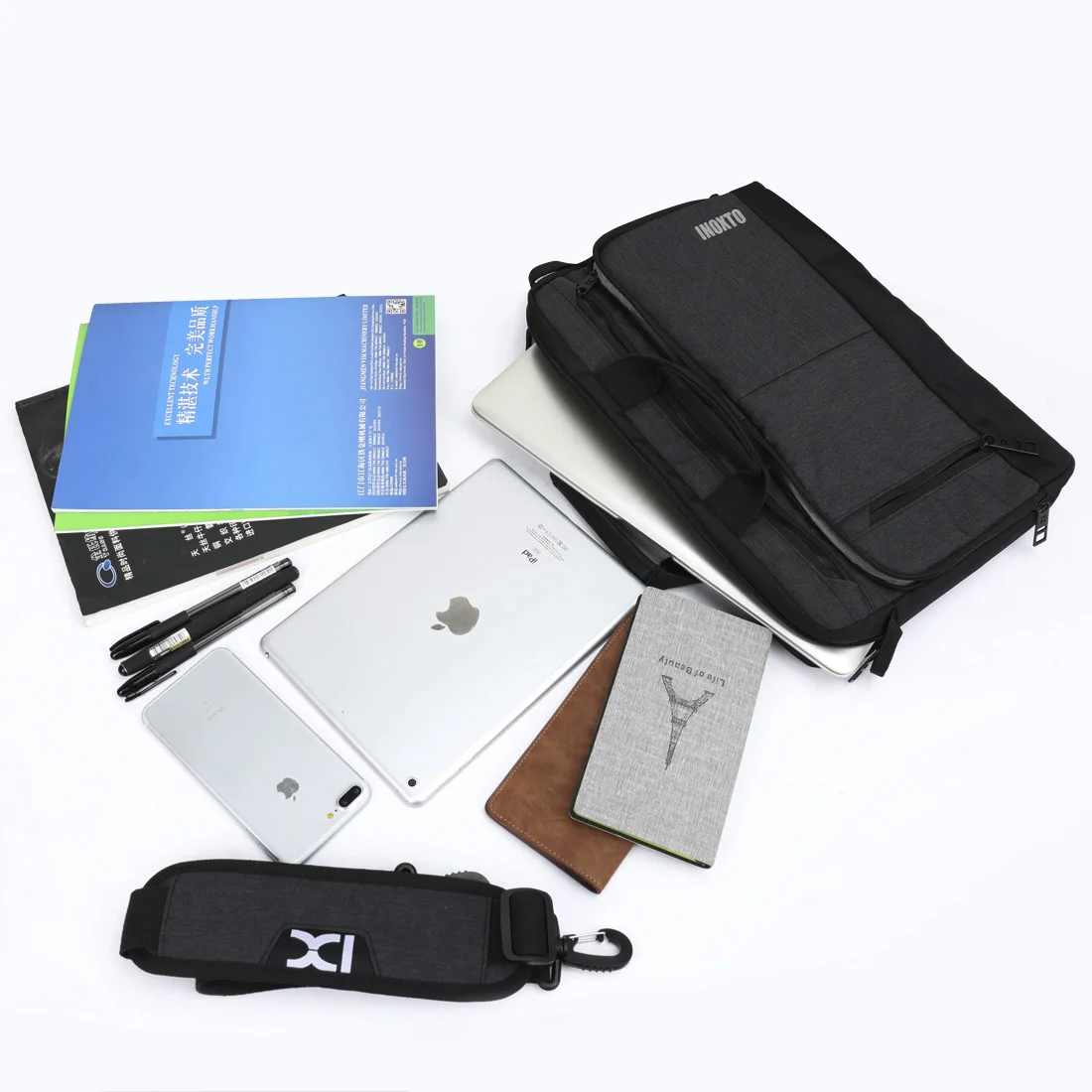 High Quality Man Business Hand Bag Male Single Shoulder Bags for Laptop Man Crossbody Pack with Many Pocket 38*7*28CM
