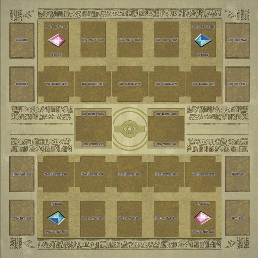 A Резиновый игровой коврик 60x60 см Galaxy style Competition Pad Playmat для Yu-gi-oh Card - Цвет: A