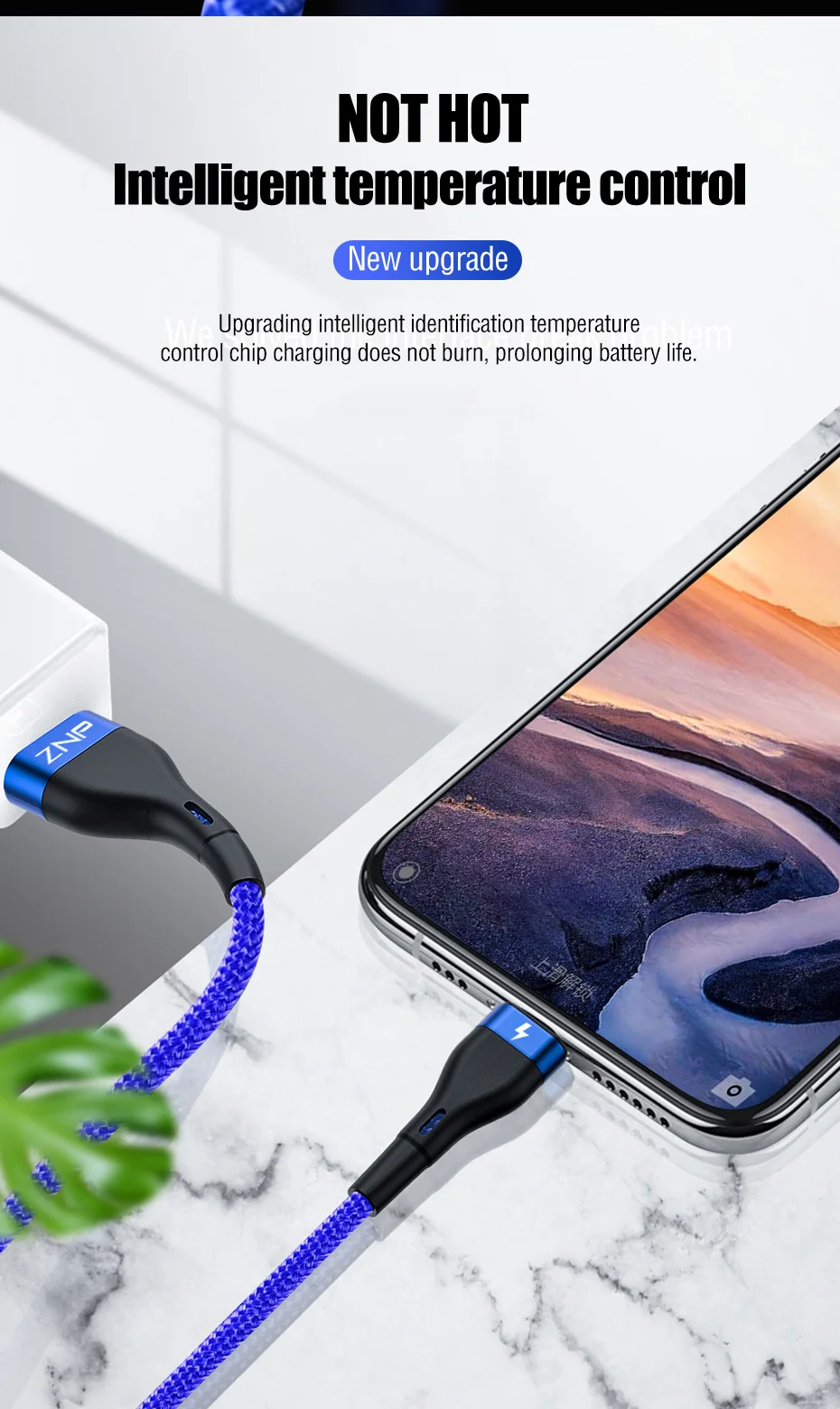 ZNP 3A Micro USB кабель Быстрая зарядка USB кабель для передачи данных нейлоновый кабель синхронизации для samsung a7 J5 Xiaomi Redmi Note 4 5 Android Microusb кабель