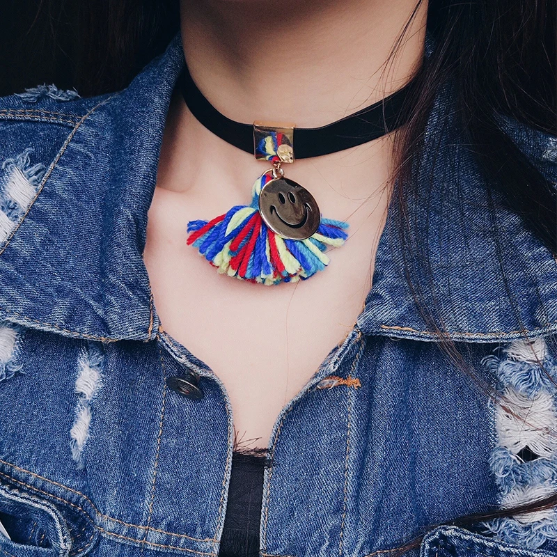 2018 New Fashion Choker Necklace For Women Black Ribbon strip Collar Party Jewelry Neck accessories Girls Punk Charming chokers | Украшения