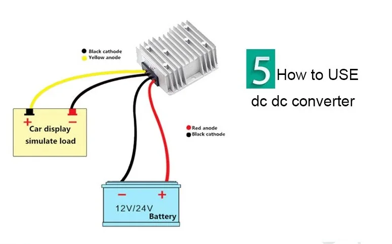 12V 24V до 5V 40A понижающий преобразователь 8V постоянного тока до 40V Широкий диапазон входного Вт конвертер постоянного/переменного тока, 200W регулятор автомобильный Шаг вниз редуктор