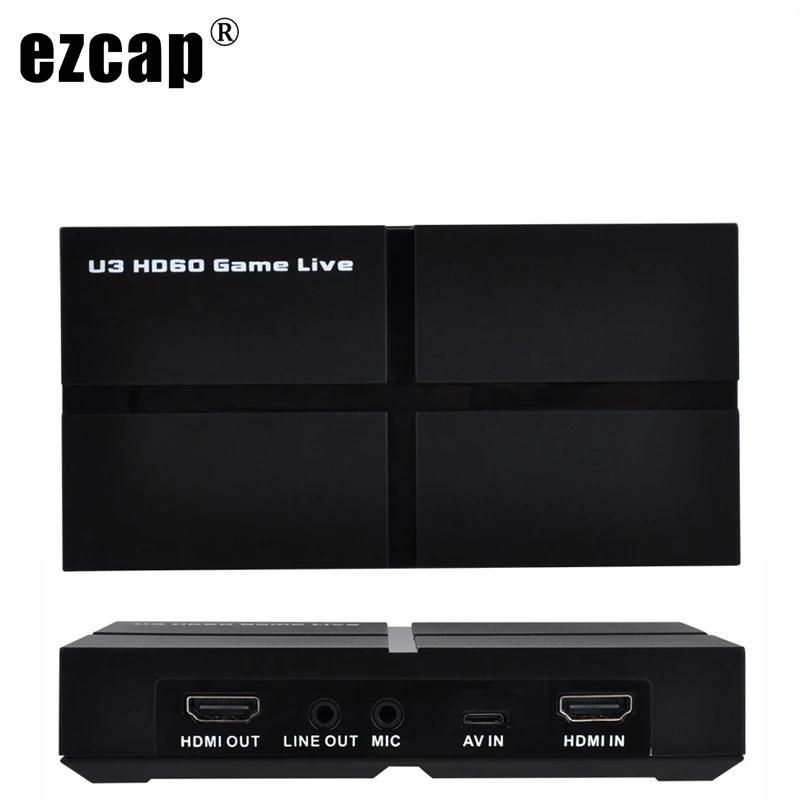 USB 3 0 1080P HDMI игровая Карта видеозахвата Запись два компьютера прямая трансляция