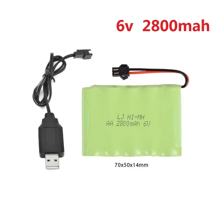 Ewellпродано 6 в 700 мАч/1800 мАч/2800 мАч Ni-NH AA перезаряжаемая батарея + usb зарядное