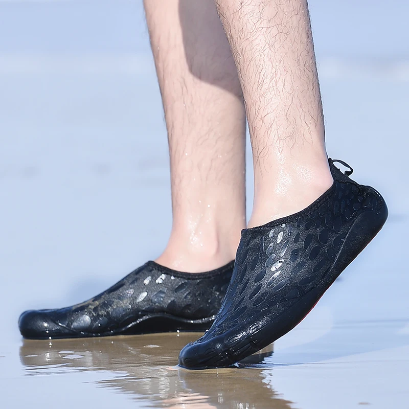 2018 новый большой Размеры летний Для мужчин водонепроницаемая обувь уличные