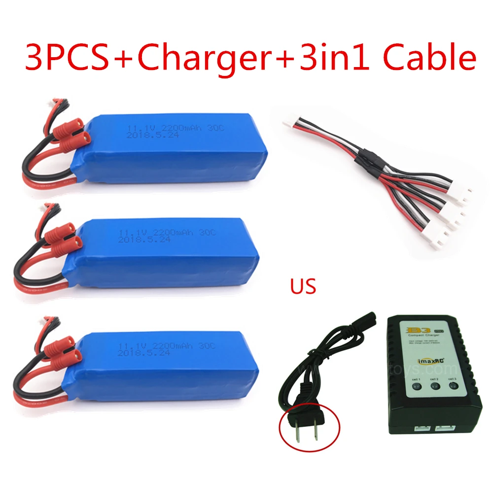 Аккумулятор для BAYANG BAYANGTOYS X16 X21 X22 RC Quadcopter запасные части 11,1 V 2200mAh банан батарея для RC камеры Дрон аксессуары