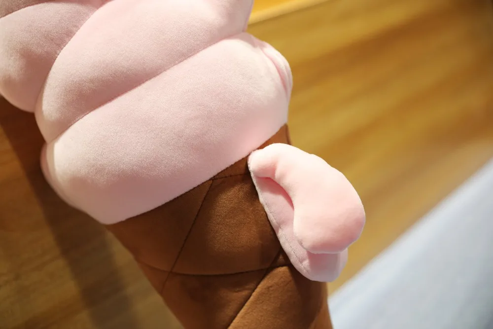 Конфеты Мороженое Plushie летние закуски подушки в виде продуктов креативный реалистичный Декор Подушка желтый розовый синий белый дети девочки женщины подарок