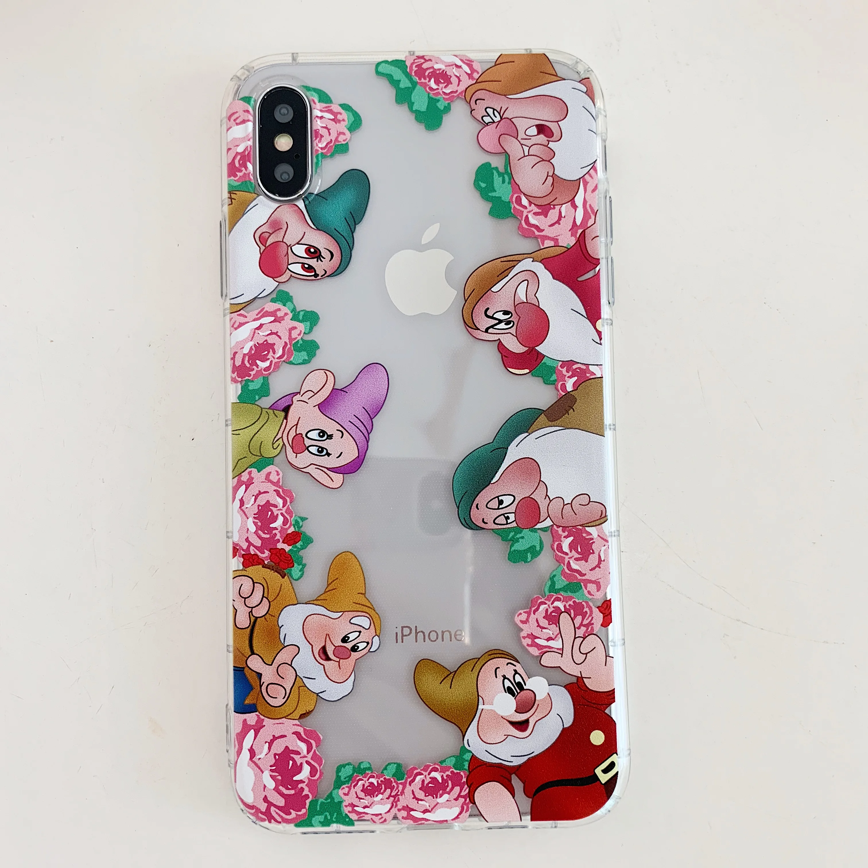 Роскошный мультяшный прозрачный кремний ТПУ чехол для телефона iphone XR X XS Max чехлы 6