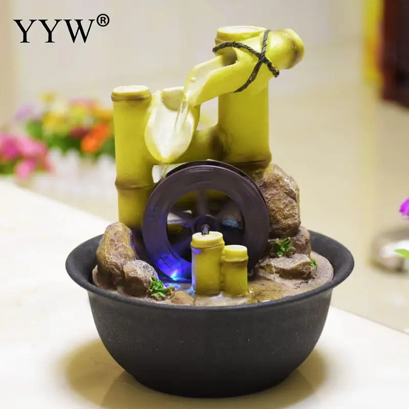 Китайские богатые бамбуковые комнатные водные фонтаны фонтан фэн шуй со