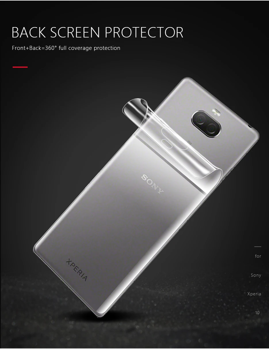 CHYI 3D изогнутая пленка для sony Xperia 10 plus XZ3 XZ2 XZ1 Защитная пленка для экрана полное покрытие нано Гидрогелевая пленка не закаленное стекло