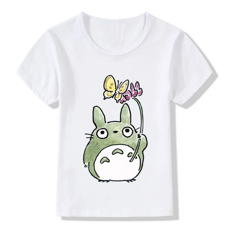 Забавная детская футболка с рисунком аниме из мультфильма Унесенные призраками