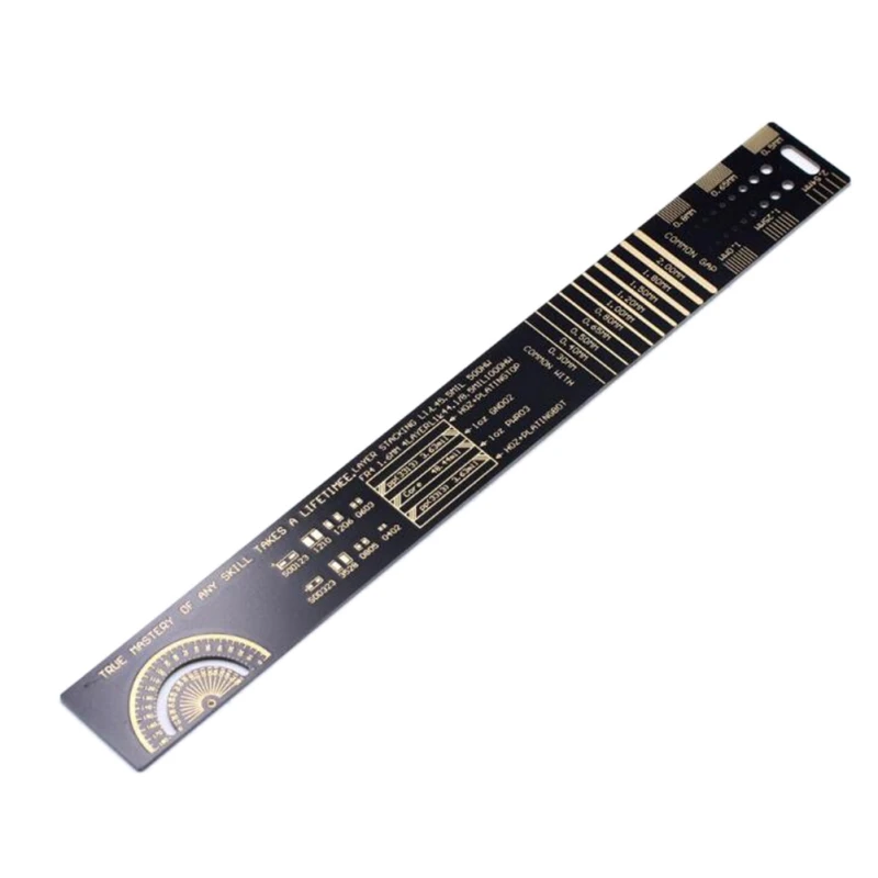 25 см PCB линейка для электронных инженеров измерительный инструмент резистор микросхема конденсатора IC SMD диодный транзистор PCB контрольная линейка