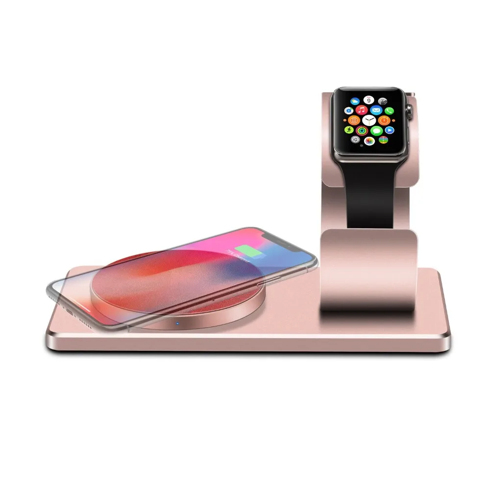 Мобильный телефон Qi Беспроводное зарядное устройство для iPhone X 8 Plus Беспроводная